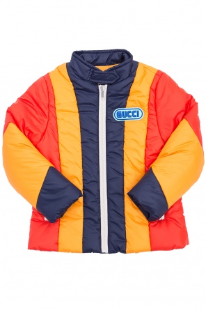 Insulated striped jacket, zdjęcie 1 Insulated striped jacket od Gucci Kids